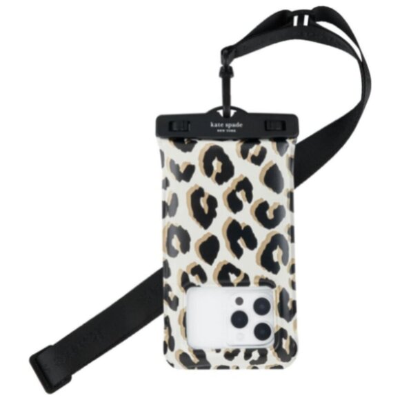 ♠️♠️ Kate Spade Floating Waterproof Phone Case - City Leopard - Picture 7 of 10